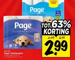 Vomar Voordeelmarkt Page Toiletpapier aanbieding