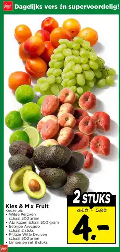 Vomar Voordeelmarkt Kies & Mix Fruit aanbieding