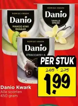 Vomar Voordeelmarkt Danio Kwark aanbieding