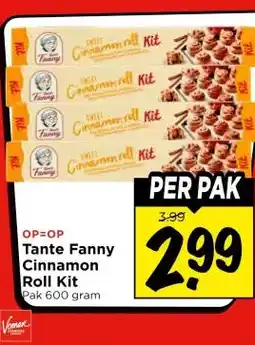 Vomar Voordeelmarkt Tante Fanny Cinnamon Roll Kit aanbieding