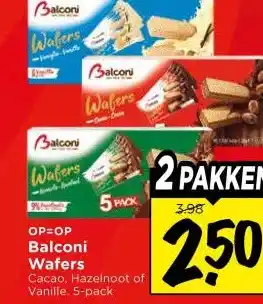 Vomar Voordeelmarkt Balconi Wafers aanbieding