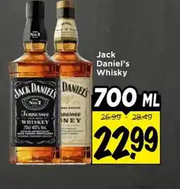 Vomar Voordeelmarkt Jack Daniel's Whisky aanbieding