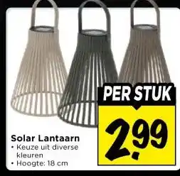 Vomar Voordeelmarkt Solar Lantaarn aanbieding