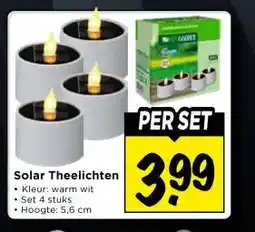 Vomar Voordeelmarkt Solar Theelichten aanbieding