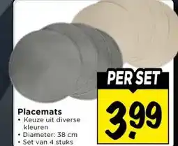 Vomar Voordeelmarkt Placemats aanbieding