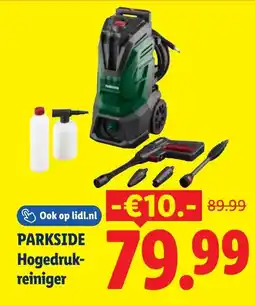 Lidl Parkside hogedrukreiniger aanbieding