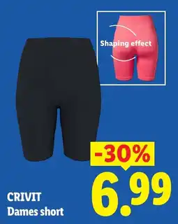 Lidl Crivit dames short aanbieding