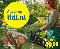 Lidl Parkside elektrische kettingzaag 1600w aanbieding