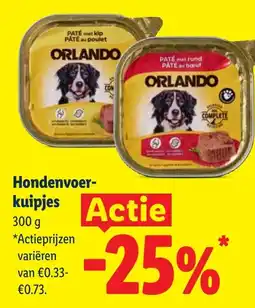 Lidl Hondenvoerkuipjes aanbieding