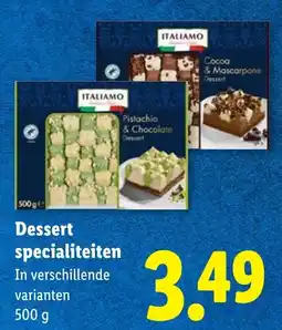 Lidl Dessert specialiteiten aanbieding