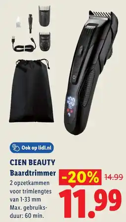 Lidl Baardtrimmer aanbieding