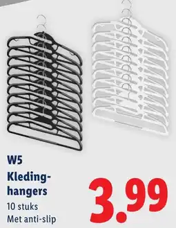 Lidl W5 Kleding- hangers aanbieding