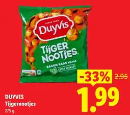 Lidl Duyvis tijgernootjes aanbieding