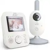 Bol.com Philips Avent SCD833/01 Beeldbabyfoon - Babyfoon met Camera - Wit Lichtgrijs aanbieding