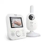 Bol.com Philips Avent SCD833/26 beeldbabyfoon - babyfoon met camera - wit aanbieding