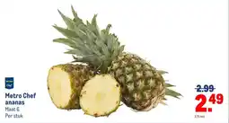Makro Metro Chef ananas aanbieding