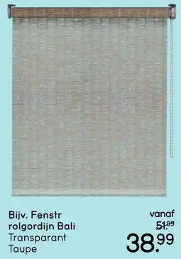 Leen Bakker Fenstr rolgordijn Bali aanbieding