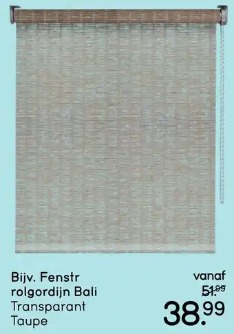 Fenstr rolgordijn Bali