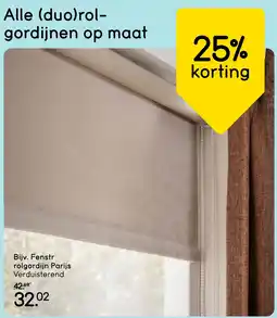 Leen Bakker Fenstr rolgordijn Parijs aanbieding