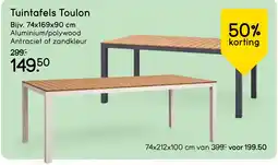 Leen Bakker Tuintafels Toulon aanbieding