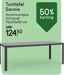 Leen Bakker Tuintafel savoie aanbieding