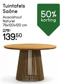 Leen Bakker Tuintafels saône aanbieding