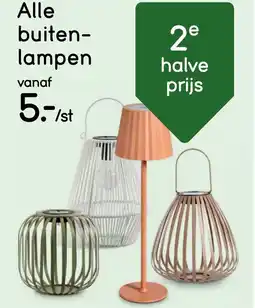 Leen Bakker Alle buiten lampen aanbieding