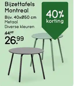 Leen Bakker Bijzettafels Montreal aanbieding