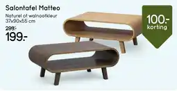 Leen Bakker Salontafel Matteo aanbieding