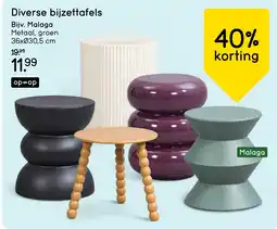 Leen Bakker Diverse bijzettafels aanbieding