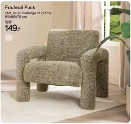 Leen Bakker Fauteuil Puck aanbieding