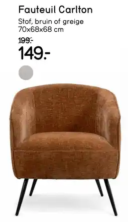 Leen Bakker Fauteuil Carlton aanbieding