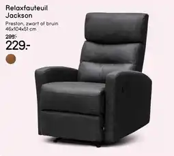 Leen Bakker Relaxfauteuil Jackson aanbieding