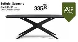 Leen Bakker Eettafel Suzanne aanbieding