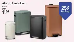 Leen Bakker Alle prullenbakken aanbieding
