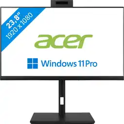MediaMarkt Acer Veriton Z2724g I51418 Pro All-in-one - 23.8 Inch Intel Core I5 14400 16 Gb 512 Uhd 730 Pc aanbieding