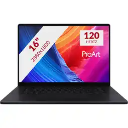 Bol.com ASUS ProArt P16 H7606WP-RJ075X - Creator Laptop - 16 inch - RTX 5070 aanbieding
