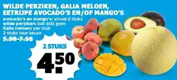 Boon`s Markt WILDE PERZIKEN, GALIA MELOEN, EETRIJPE AVOCADO'S EN/OF MANGO'S aanbieding