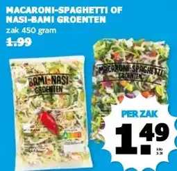 Boon`s Markt MACARONI-SPAGHETTI OF NASI-BAMI GROENTEN aanbieding