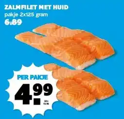 Boon`s Markt ZALMFILET MET HUID aanbieding