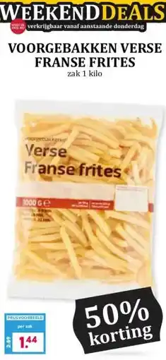 Boon`s Markt VOORGEBAKKEN VERSE FRANSE FRITES aanbieding