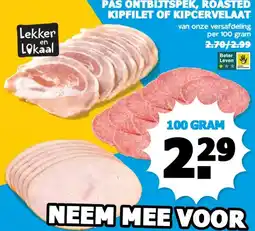 Boon`s Markt PAS ONTBIJTSPEK, ROASTED KIPFILET OF KIPCERVELAAT aanbieding