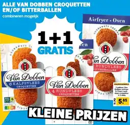 Boon`s Markt ALLE VAN DOBBEN CROQUETTEN EN/OF BITTERBALLEN aanbieding