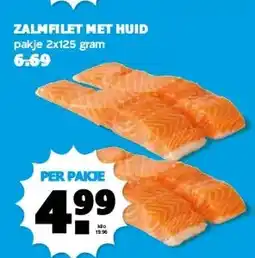 Boon`s Markt ZALMFILET MET HUID aanbieding
