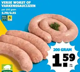 Boon`s Markt VERSE WORST OF VARKENSSAUCIJZEN aanbieding