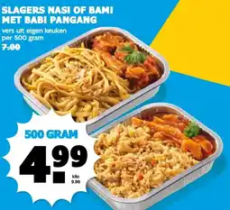 Boon`s Markt SLAGERS NASI OF BAMI MET BABI PANGANG aanbieding
