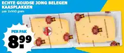 Boon`s Markt ECHTE GOUDSE JONG BELEGEN KAASPLAKKEN aanbieding