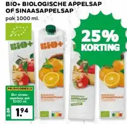 Boon`s Markt BIO+ BIOLOGISCHE APPELSAP aanbieding