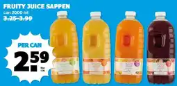 Boon`s Markt FRUITY JUICE SAPPEN aanbieding