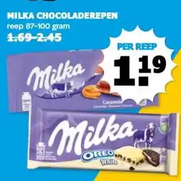 Boon`s Markt MILKA CHOCOLADEREPEN aanbieding